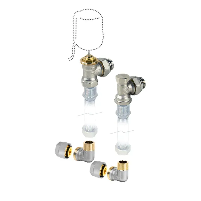 Jaga - Aansluitset 289 - Thermo-elektrische motor 10 VDC - voor Staal/Koper buis - 14/1