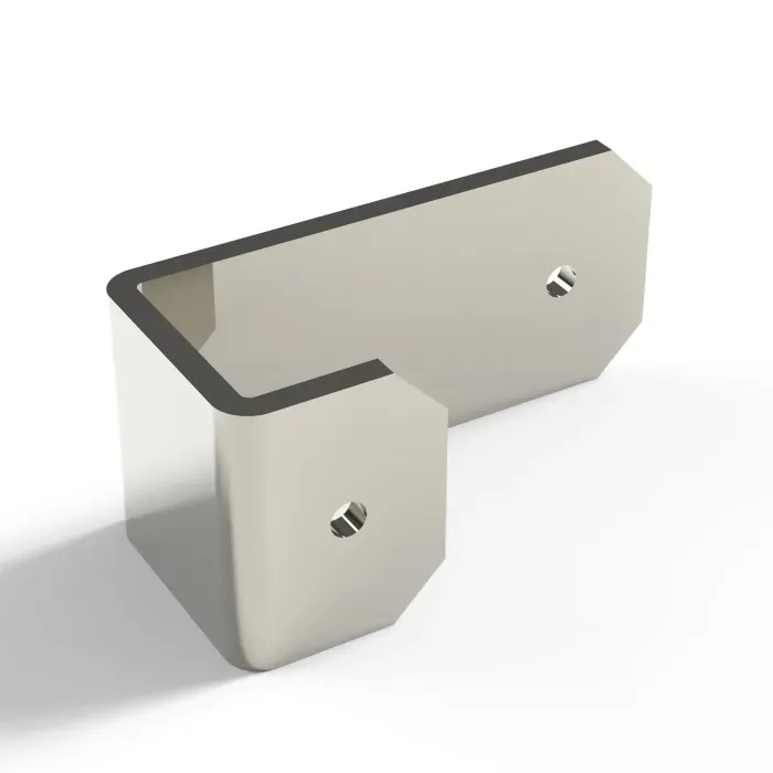 Henrad | Bevestigingsklemmen Chroom Voor Handdoekhouder Alto Slim |
