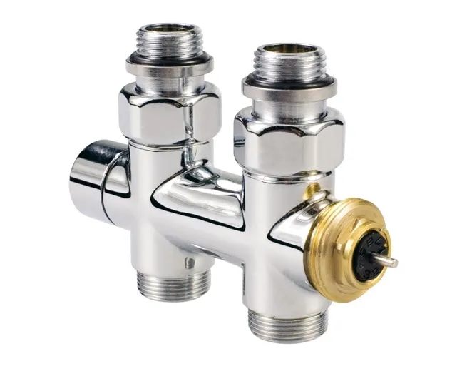 Jaga | Deco Pro Ventiel - Recht - 1 En 2 Pijps | Radiatorkranen
