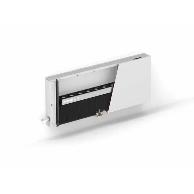Jaga - Strada Wand Hybrid MM - 500x600mm - 16x2mm - 1447 Watt - Type 11 - Knop: Jaga Deco Thermostaatkop Wit (AW) Plaatsing thermostaatkop: Rechts onder - Aansluitblok: Crossflow H-blok - Naar vloer - Zandstraalgrijs