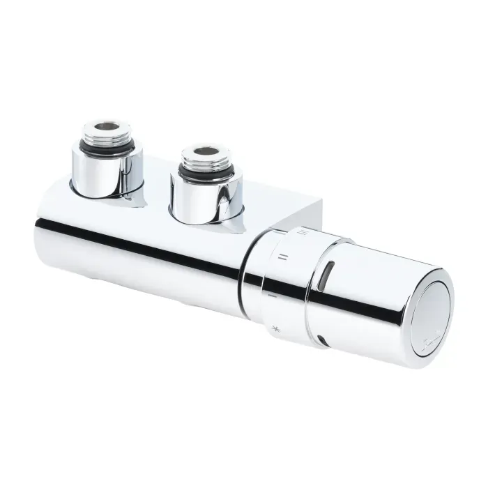 Radson - Design ventielset haaks VHX-D/RAX, incl. thermostaatkop - wit