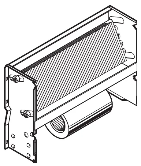 Jaga - Brise Wand Inbouw - 500x575mm - 4000 Watt - Type 2