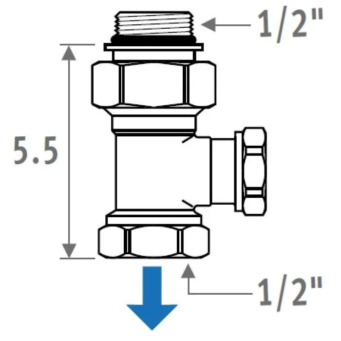 Jaga - Regelafsluiter 1/2’’ (180°)