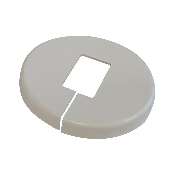 Henrad - Afdekplaat wit kunststof